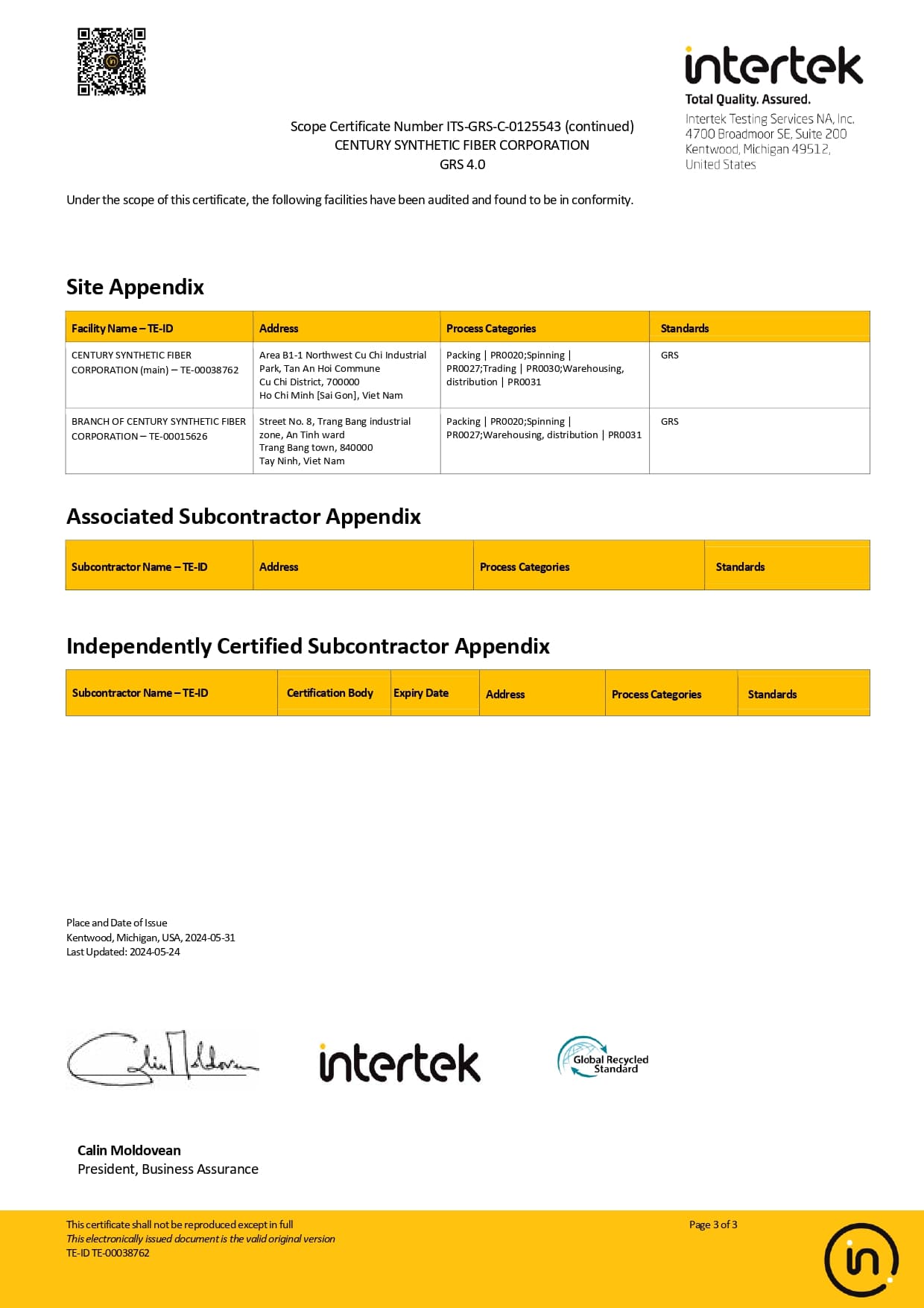 GRS Intertek — trang 2